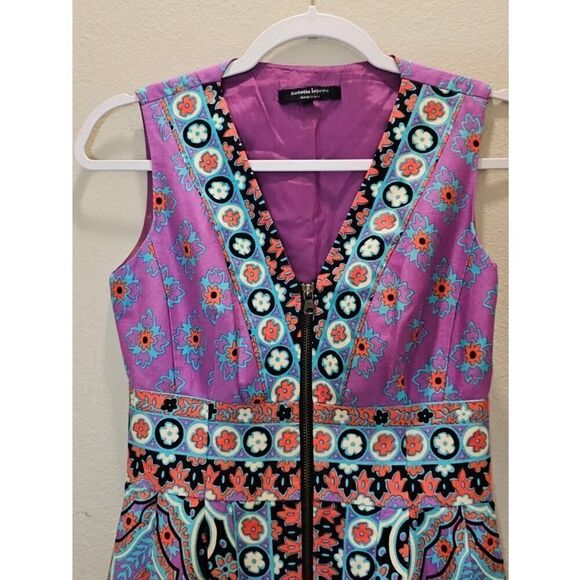 Nanette Sleeveless Multi-Color Mini Dress Size 2 - Picture 2 of 6
